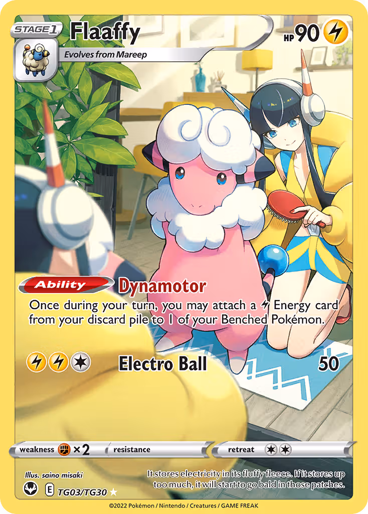 Flaaffy TG03 Pokemon card