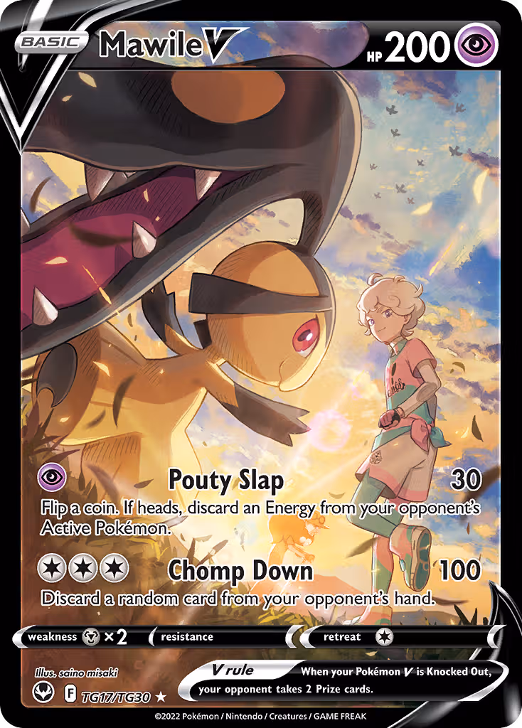 Mawile V TG17 Pokemon card