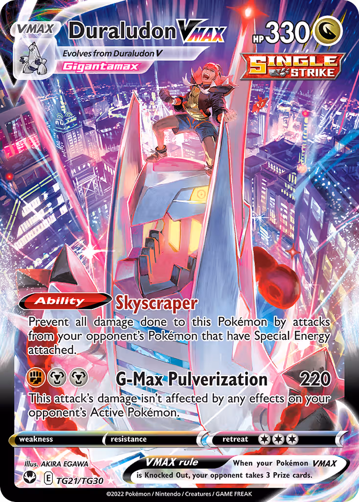 Duraludon VMAX TG21 Pokemon card