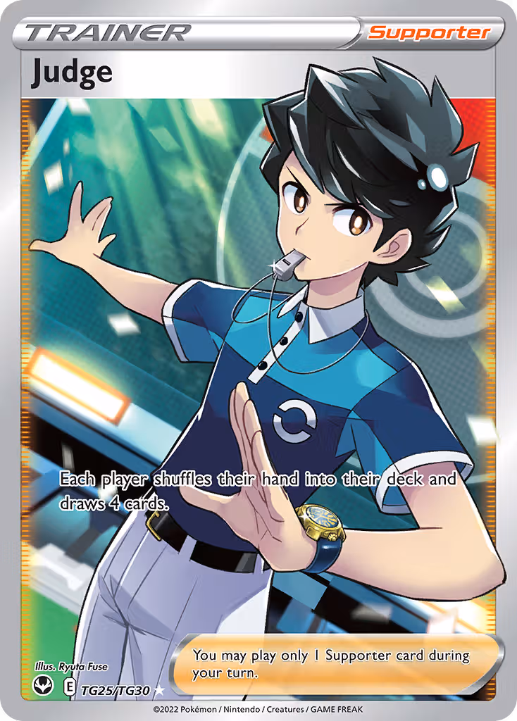 Judge TG25 Pokemon card