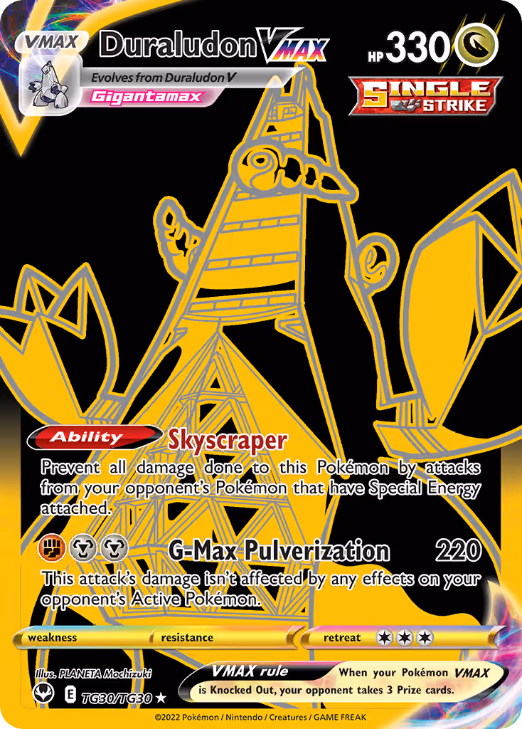 Duraludon VMAX TG30 Pokemon card