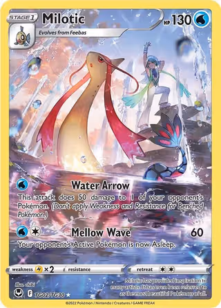 Milotic TG02 Pokemon card