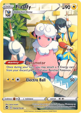 Flaaffy TG03 Pokemon card