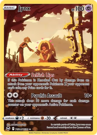 Jynx TG04 Pokemon card