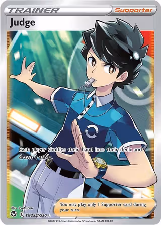 Judge TG25 Pokemon card