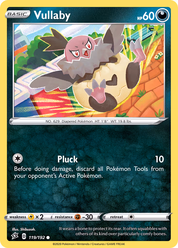 Vullaby 119/192 Pokemon card