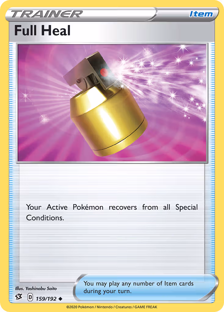Full Heal 159/192 Pokemon card