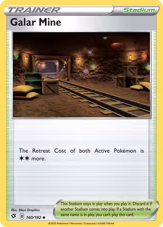 Galar Mine 160/192 Pokemon card