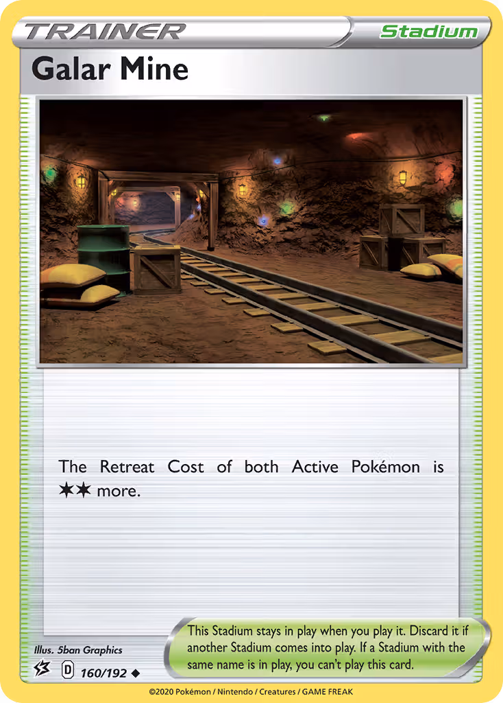Galar Mine 160/192 Pokemon card