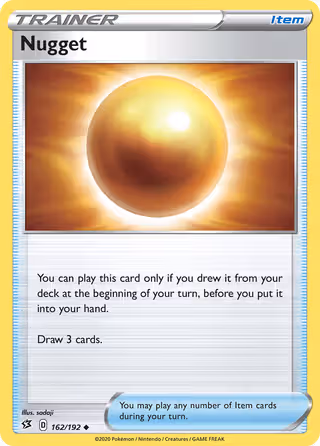 Nugget 162/192 Pokemon card