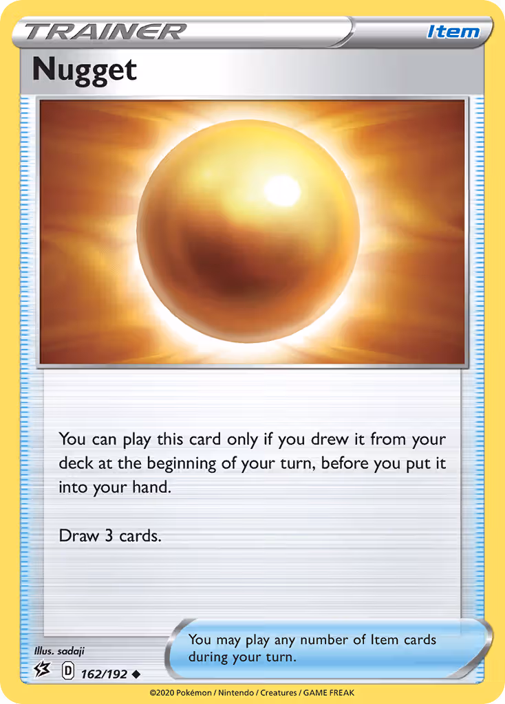 Nugget 162/192 Pokemon card