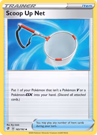 Scoop Up Net 165/192 Pokemon card