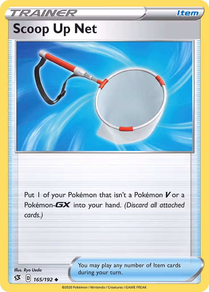 Scoop Up Net 165/192 Pokemon card