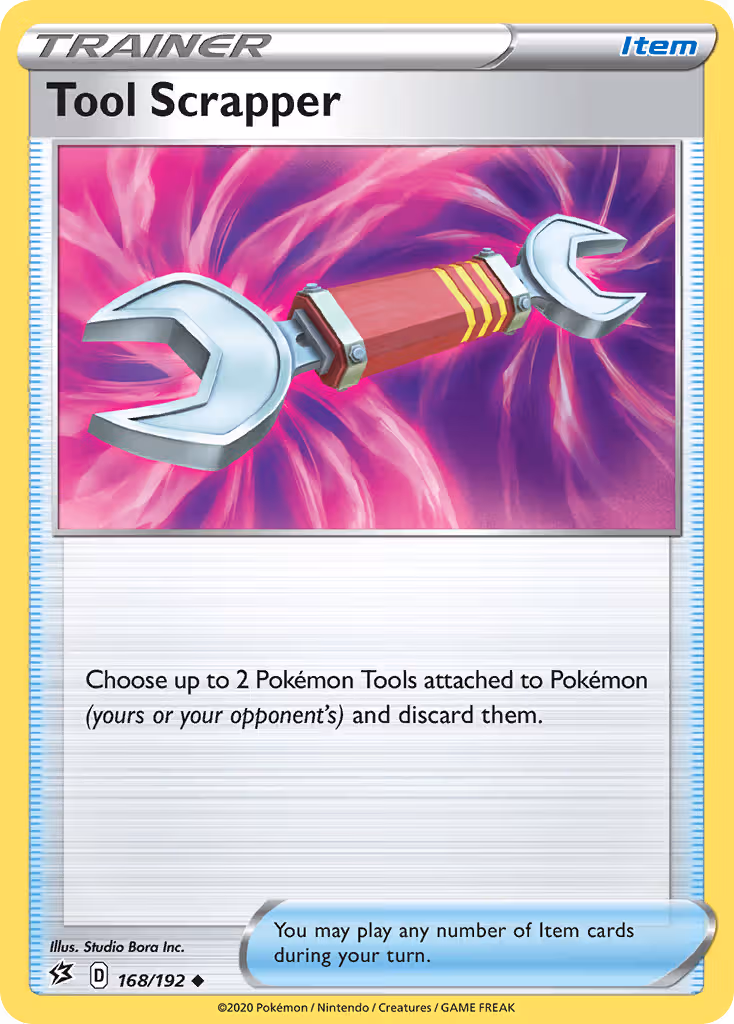 Tool Scrapper 168/192 Pokemon card