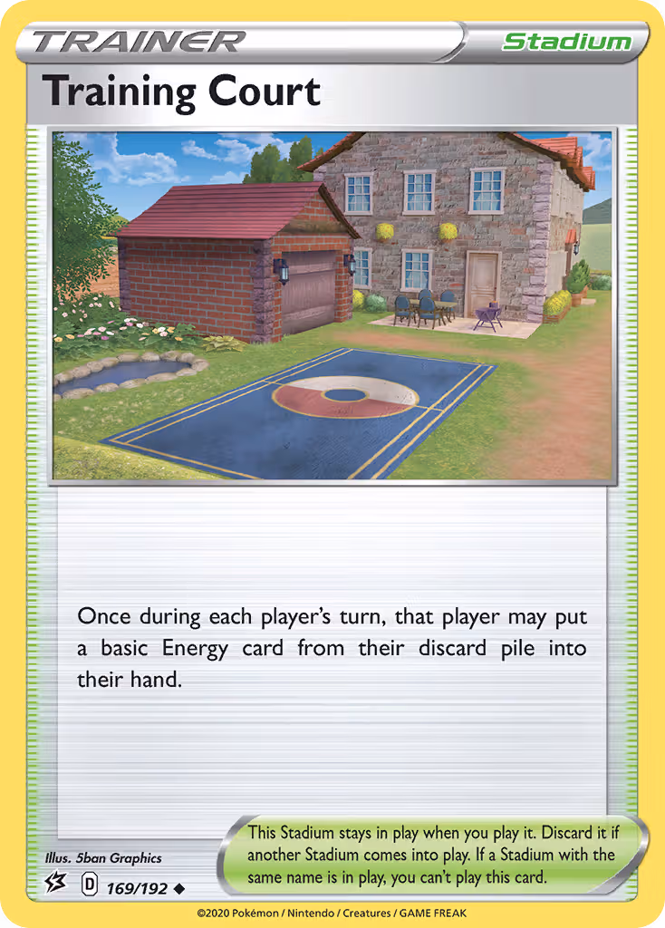 Training Court 169/192 Pokemon card