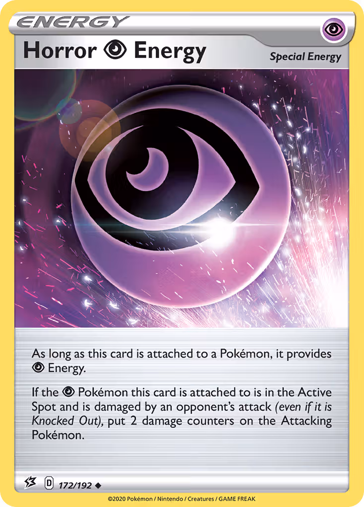 Horror Psychic Energy 172/192 Pokemon card