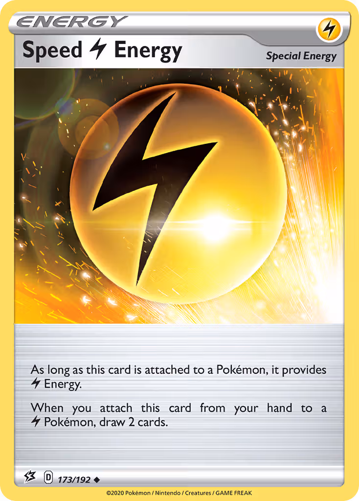 Speed Lightning Energy 173/192 Pokemon card