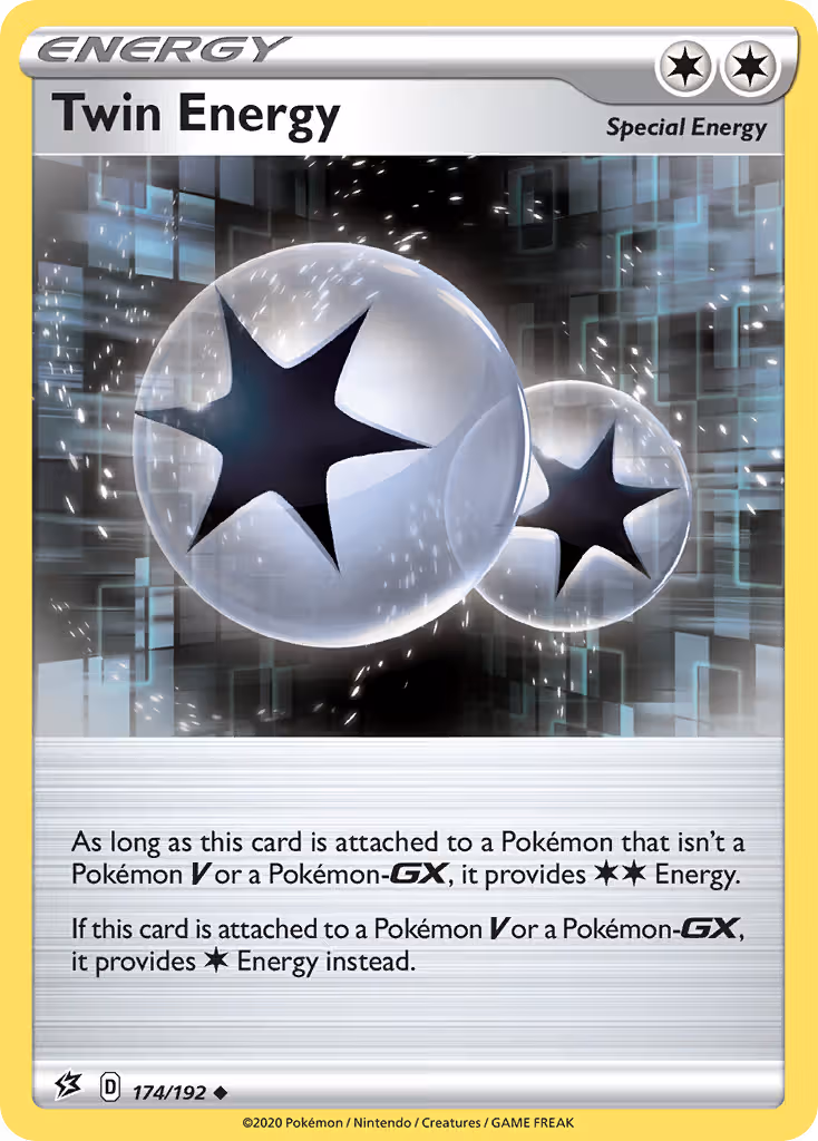 Twin Energy 174/192 Pokemon card