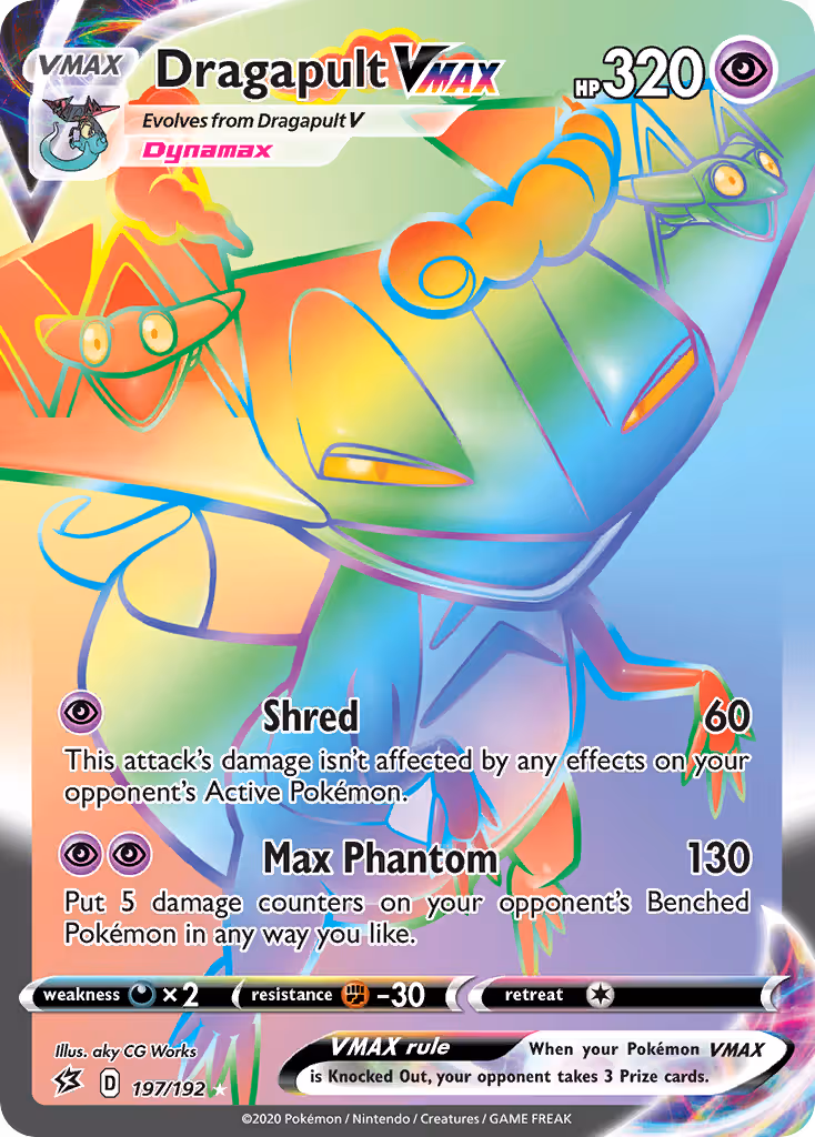Dragapult VMAX 197/192 Pokemon card