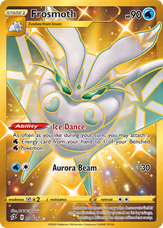 Frosmoth 204/192 Pokemon card
