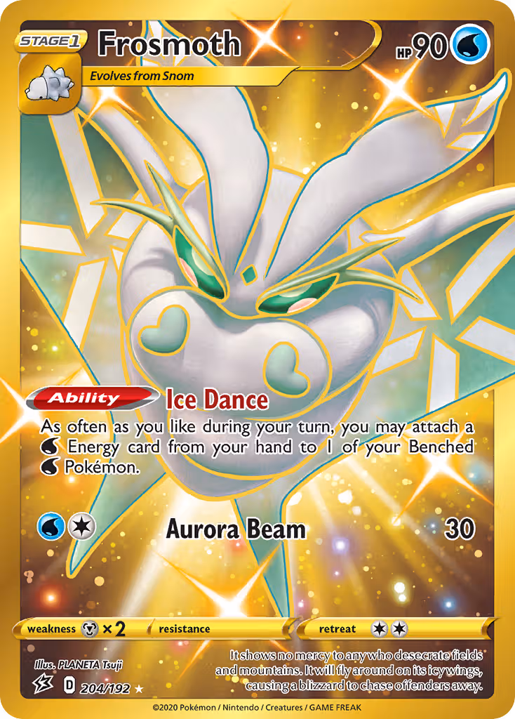 Frosmoth 204/192 Pokemon card