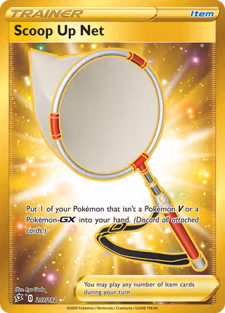 Scoop Up Net 207/192 Pokemon card