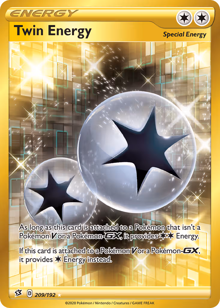 Twin Energy 209/192 Pokemon card