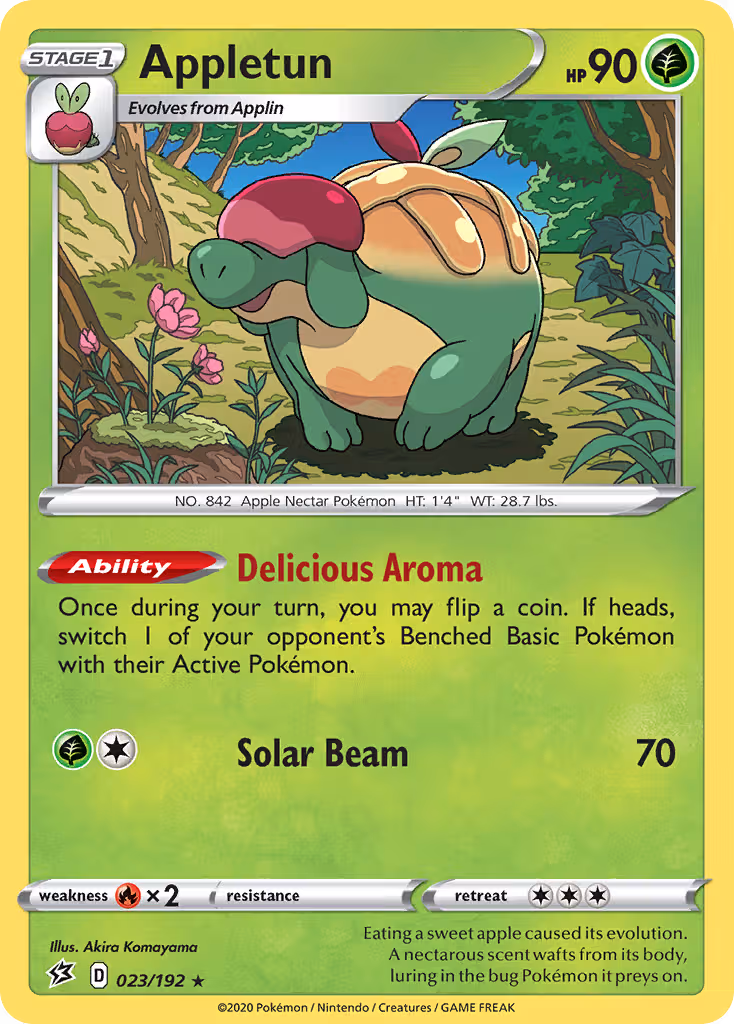 Appletun 23/192 Pokemon card