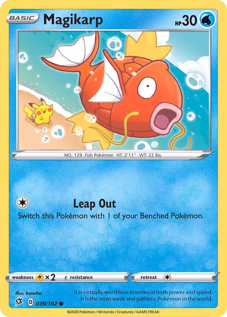 Magikarp 39/192 Pokemon card