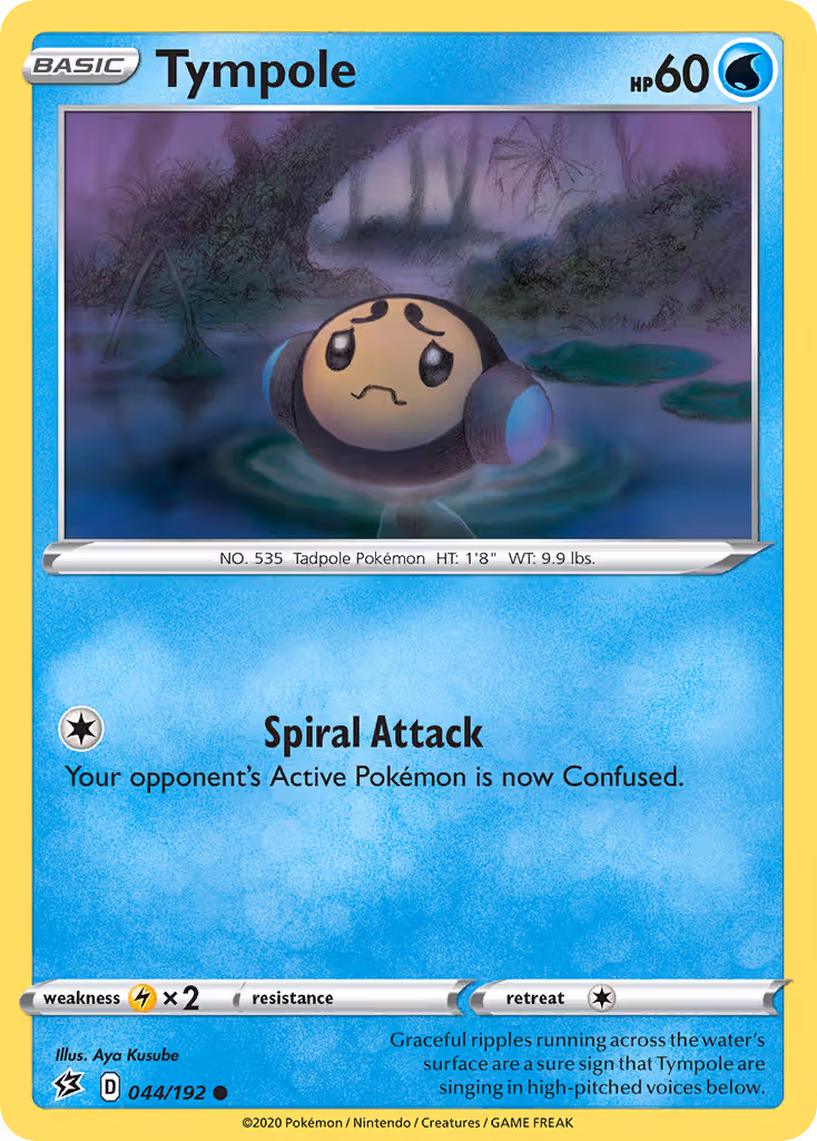 Tympole 44/192 Pokemon card