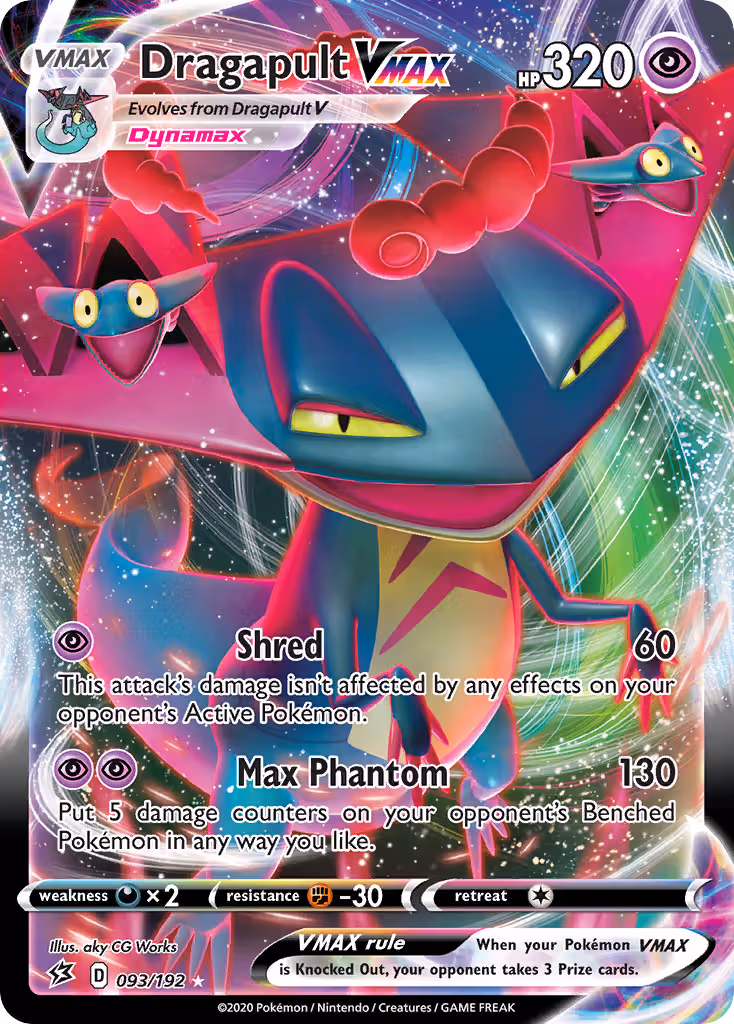 Dragapult VMAX 93/192 Pokemon card