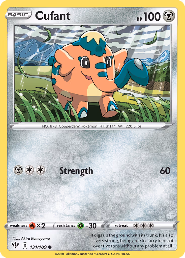 Cufant 131/189 Pokemon card