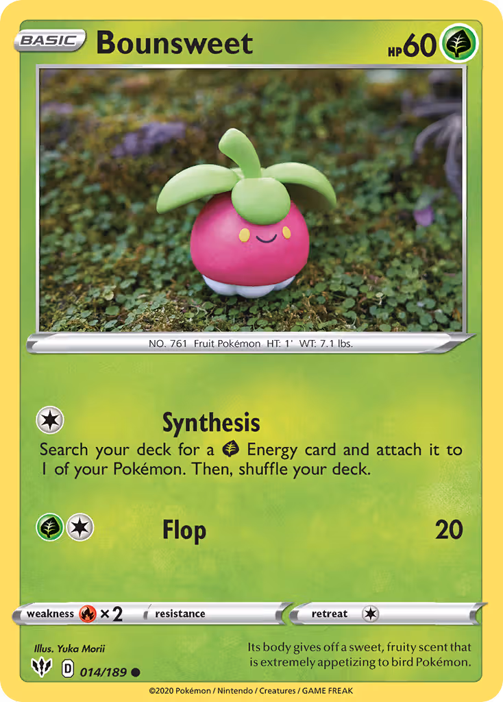 Bounsweet 14/189 Pokemon card