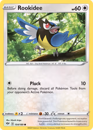 Rookidee 154/189 Pokemon card