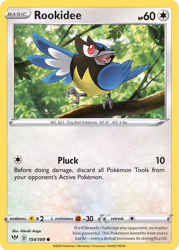 Rookidee 154/189 Pokemon card