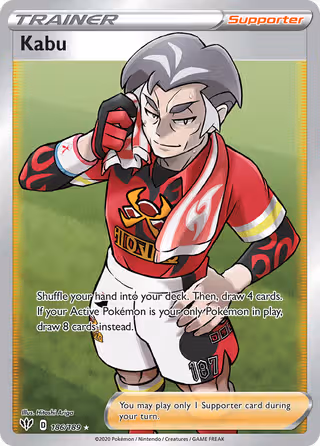 Kabu 186/189 Pokemon card