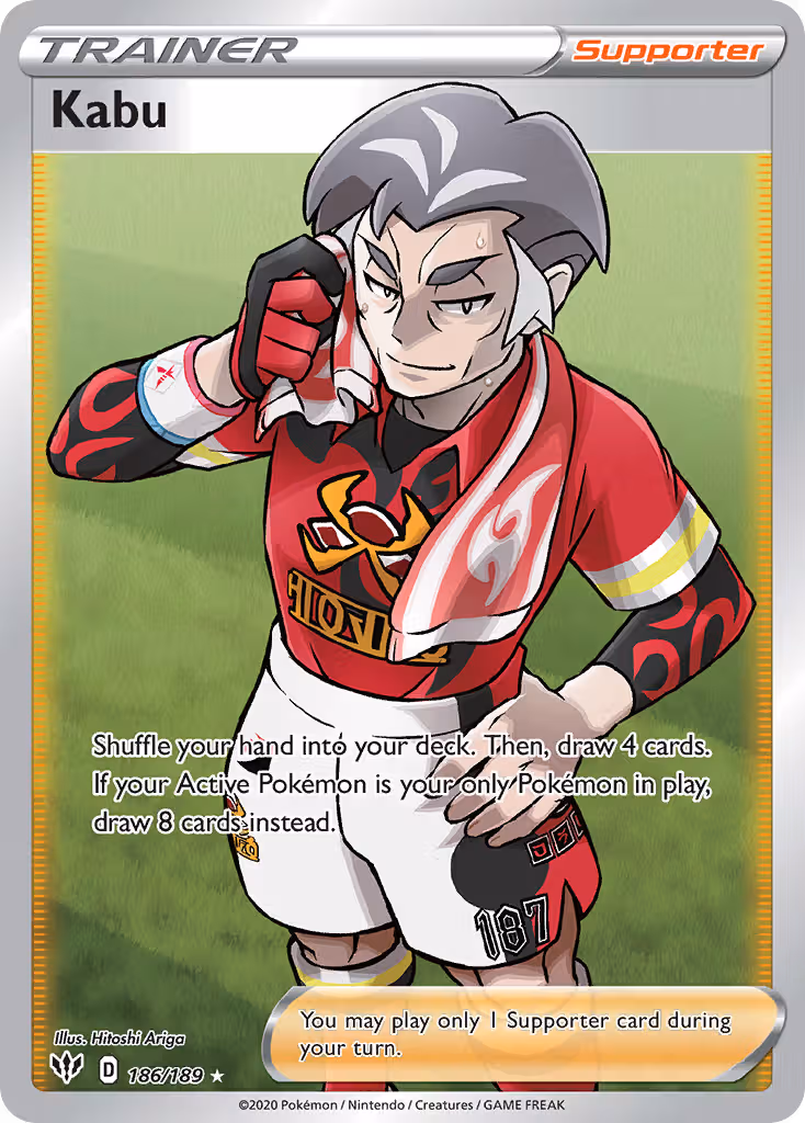 Kabu 186/189 Pokemon card