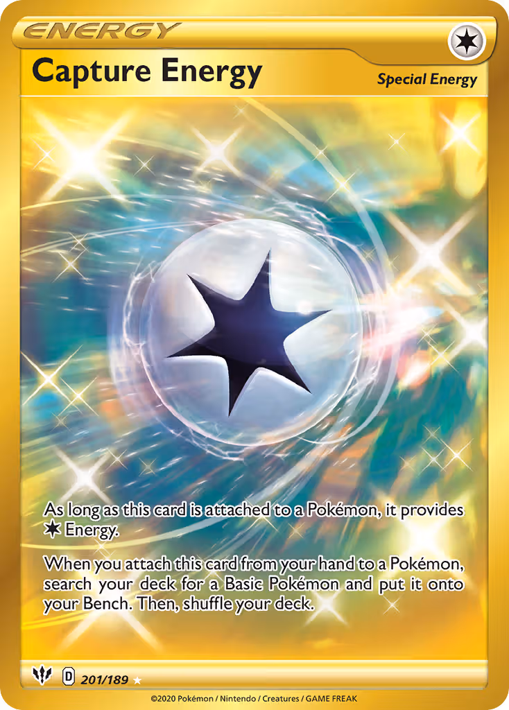 Capture Energy 201/189 Pokemon card