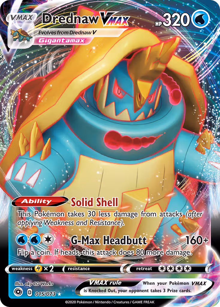 Drednaw VMAX 15/73 Pokemon card