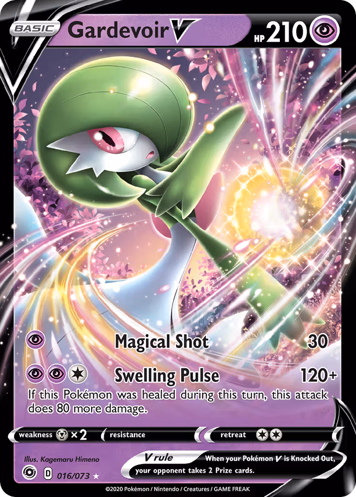 Gardevoir V 16/73 Pokemon card