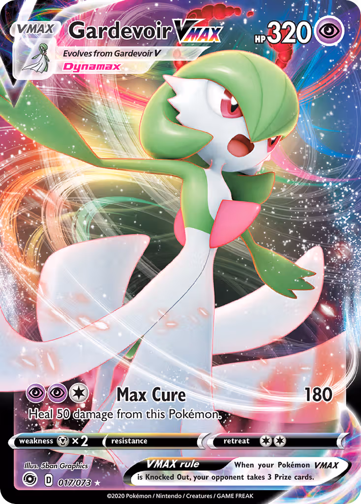 Gardevoir VMAX 17/73 Pokemon card