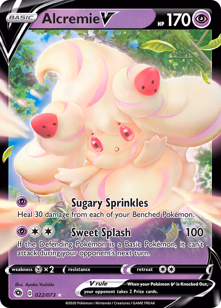Alcremie V 22/73 Pokemon card