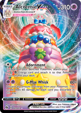 Alcremie VMAX 23/73 Pokemon card