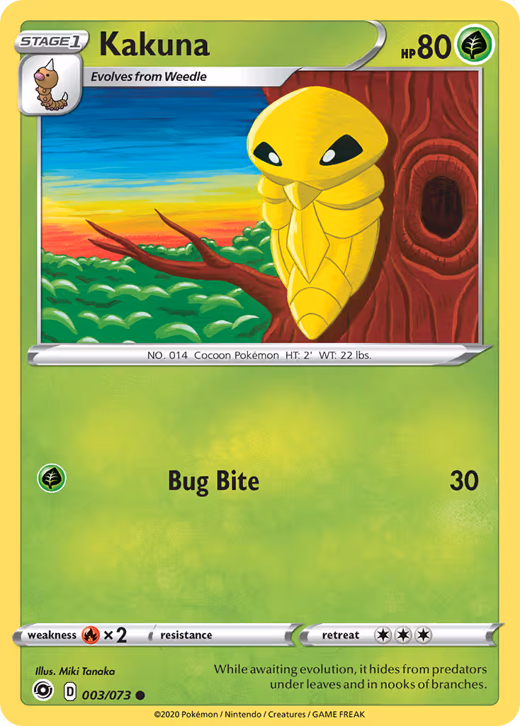 Kakuna 3/73 Pokemon card
