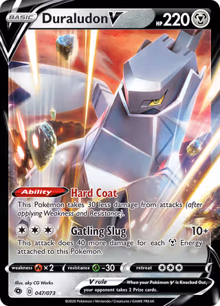 Duraludon V 47/73 Pokemon card