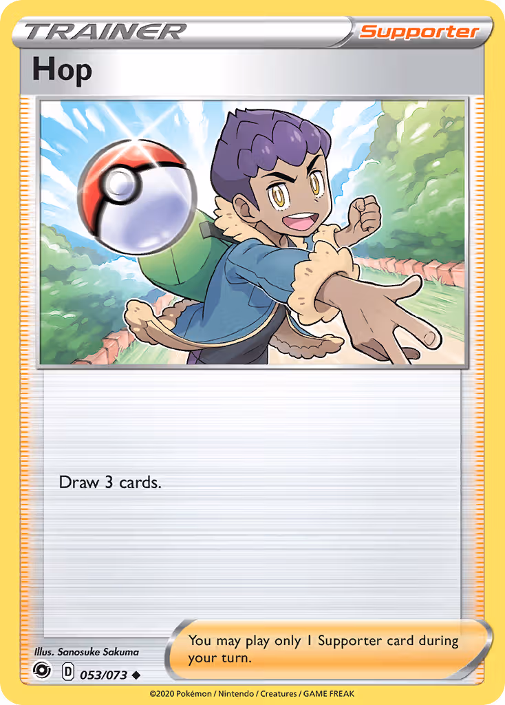 Hop 53/73 Pokemon card