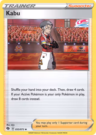 Kabu 55/73 Pokemon card