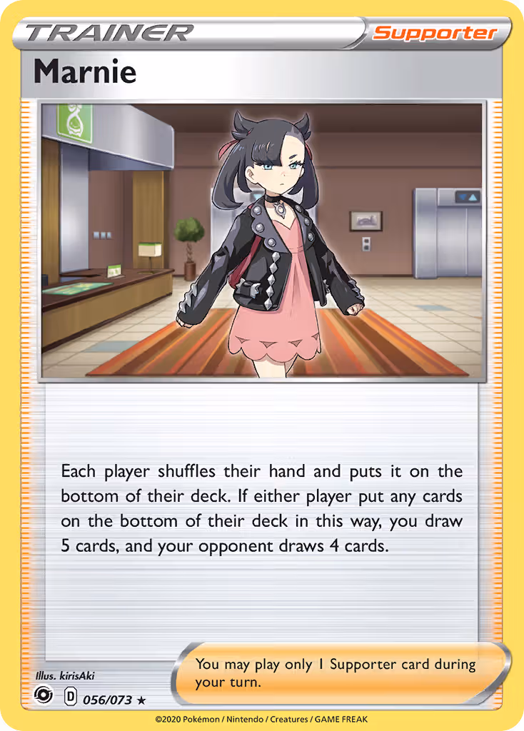 Marnie 56/73 Pokemon card