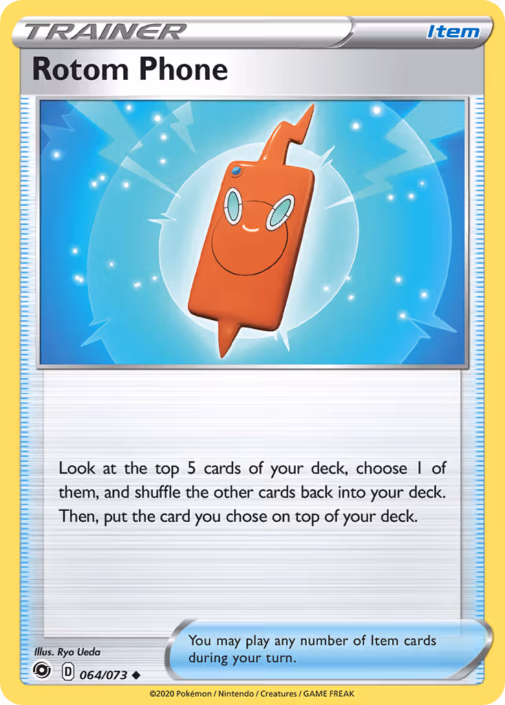 Rotom Phone 64/73 Pokemon card