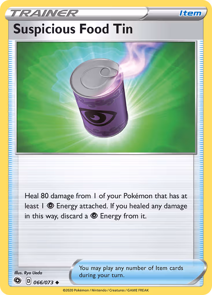Suspicious Food Tin 66/73 Pokemon card